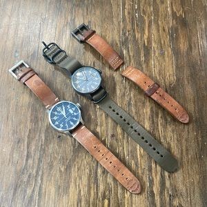 Shinola X Filson watches